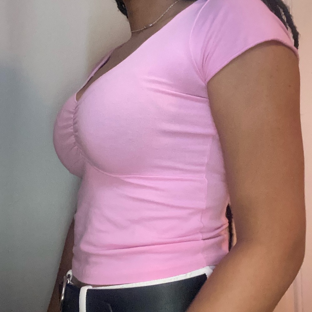 Brandy Melville Bubblegum Pink Gina Top